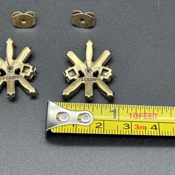 J. Crew JCrew Gem Starburst Faceted Glass Crystal Cluster Stud Earrings - Picture 7 of 7
